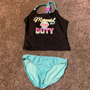 Wonder Nation two piece mermaid swimsuit